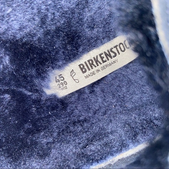 NWT Birkenstock Shearling Arizona Slides Size 45 main image 6